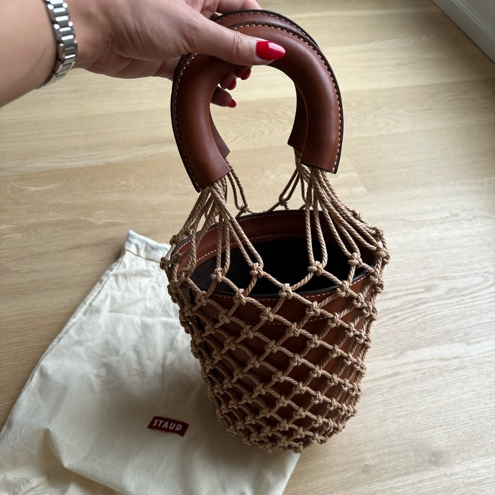 Staud brown Moreau Bag